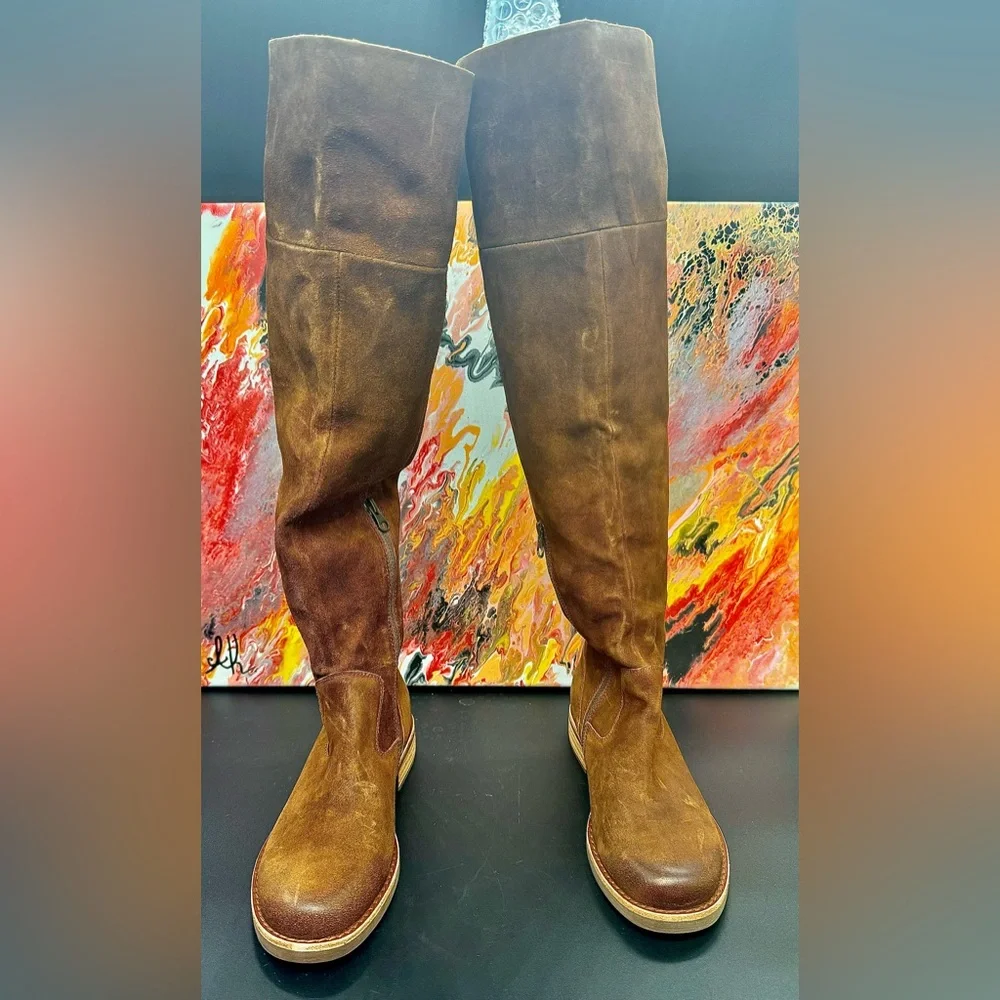 KORK-EASE Addison Over the Knee Boot in Taupe Size 7